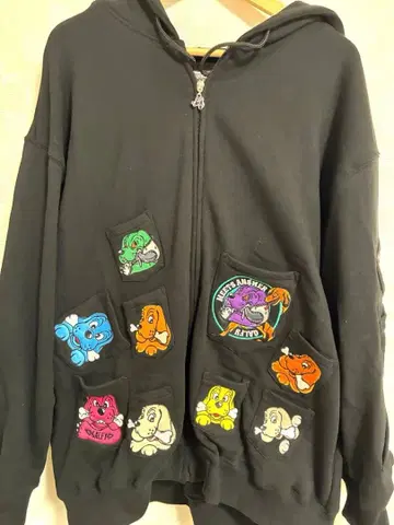 갈피 후드티 중형견