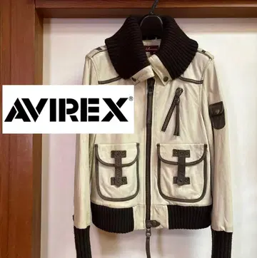 AVIREX 가죽 자켓 아비렉스 양가죽