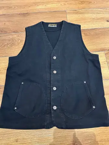 AT-DIRTY 블랙 워커 베스트