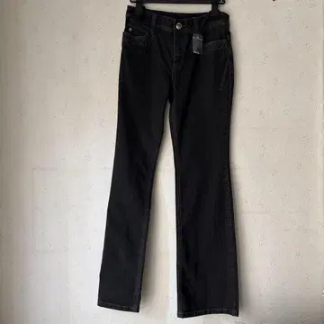 블랙 부츠컷 데님 42