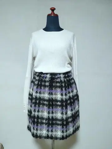 [ 인기 ] IENA 체크 미니 스커트