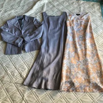 실버 자켓&드레스 세트 9AR