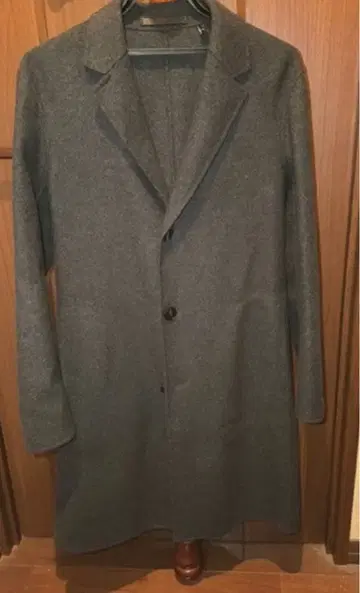 Theory 그레이 캐시미어 체스터 코트