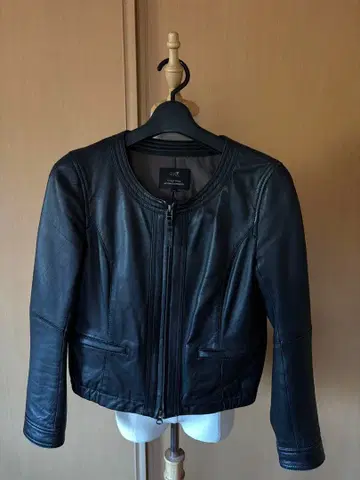 23구 램 가죽 양가죽 가죽 자켓 블랙