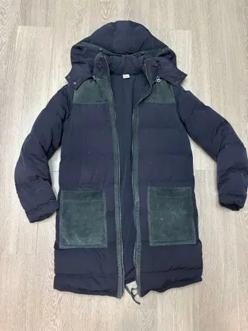 Ronherman 후드 부착 블랙 다운 자켓