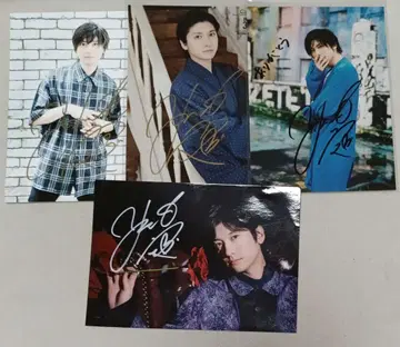 야마모토 잇케이 사인 포함 사진 묶음 판매