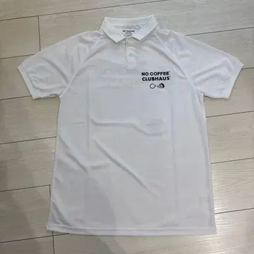 NO COFFEE x 클럽하우스 피케 셔츠 S 화이트