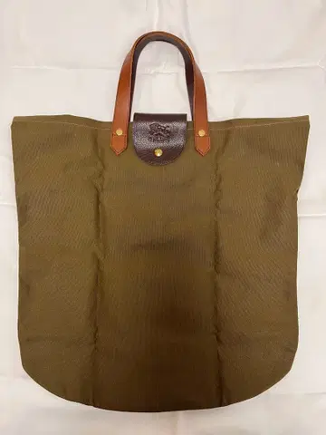 미사용 일비종떼 접이식 토트백 올리브