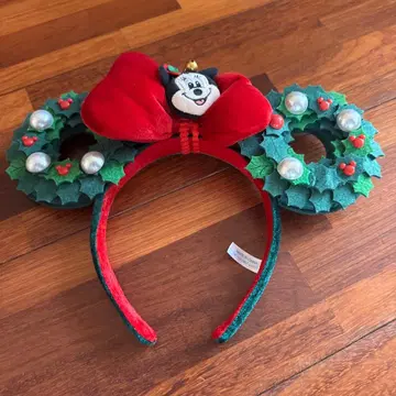 미키 크리스마스 머리띠