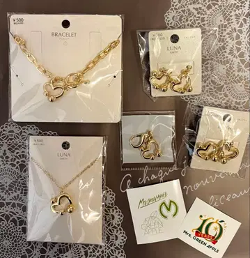 LUNA earth 하트 미세스 그린애플 로고풍 5종 덤 포함