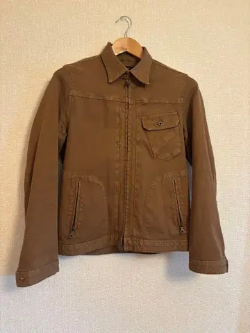 Johnbull 브라운 밀리터리 자켓