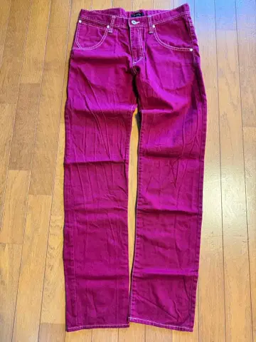 마젠타 스트레이트 데님 M 사이즈