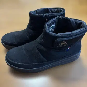 새상품급 le coq sportif 르꼬끄 블랙 숏부츠 24cm