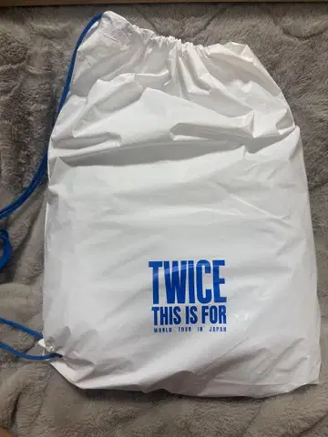 ( 미사용 새상품 ) TWICE 화이트 백 월드 투어