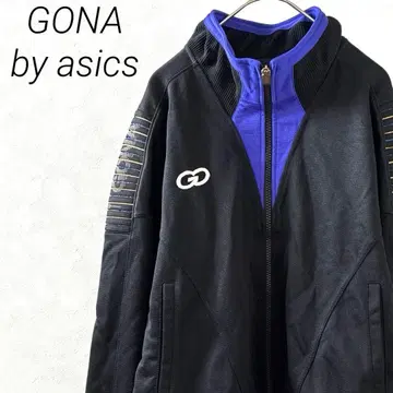 GONA by asics 저리 트랙 자켓 로고 자수 포켓 부착