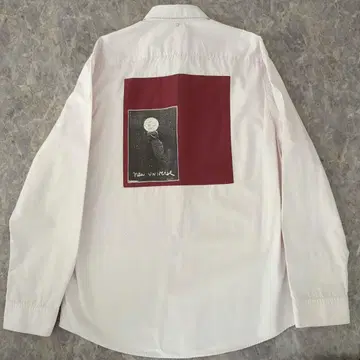 [ OAMC ] 핑크 셔츠 백 프린트 긴팔 그래픽 셔츠