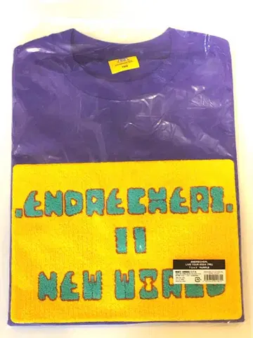 .ENDLICHERI. LIVETOUR2024 [ RE ] 티셔츠 보라색