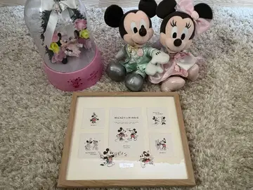 미키 미니 웨딩 봉제 인형 세트