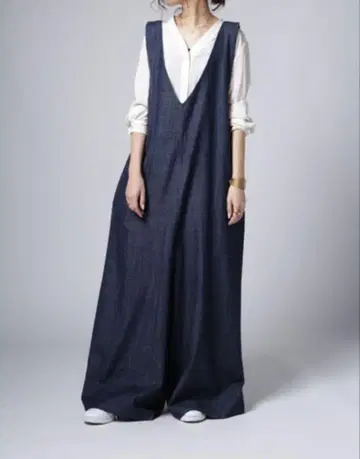 [ 새상품 ] 데님 올인원 살로펫 사이즈 F