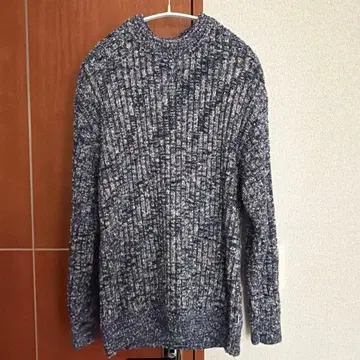 멜란지 모코 풀오버 네이비 M 스웨터 니트 젤라또피케