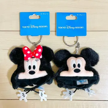 [ 새상품/미사용 ] TDR 디즈니 키체인 모자 캡 세트