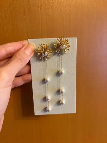 Muguet Jewel 펄 롱 귀걸이