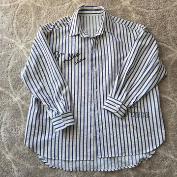 Eito stan 로고 스트라이프 셔츠