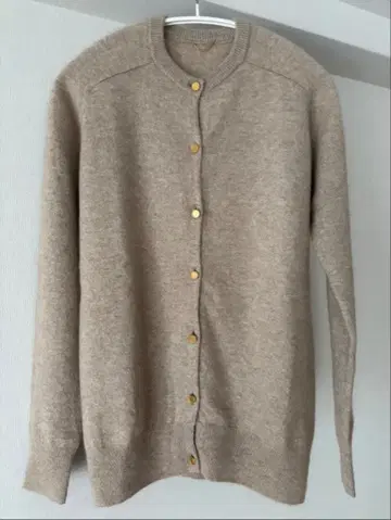 두지엠 클라세 캐시미어 니트 가디건 (베이지)