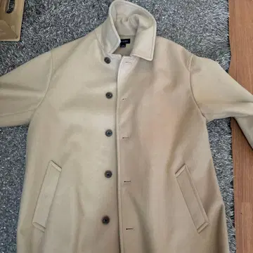 베이지 울 체스터 코트 L 사이즈