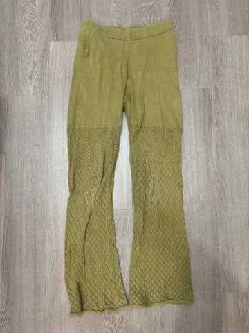 [ 새상품급 ] 올리브 그린 NINE 니트 팬츠