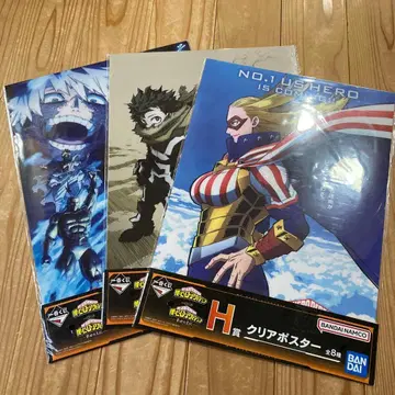 나의 히어로 아카데미아 클리어 포스터 3장 세트