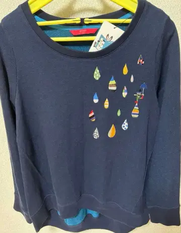 graniph 티어드롭 긴팔 티셔츠 Lady 프리 사이즈 택 포함 새상품