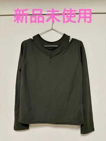 [ 새상품 미사용 ] 탱크 x 롱티 레이어드 티셔츠