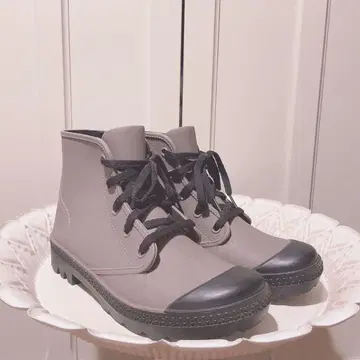 레인 슈즈 레인부츠 장화 여성용 그레이