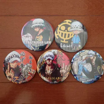 트라팔가 로 캔뱃지 5개 세트