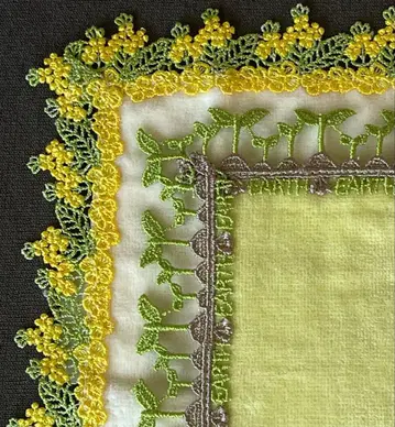 치카자와 레이스 유채꽃 어스 [미사용 새상품]