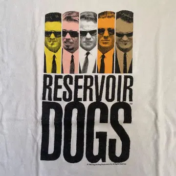 [ vintage t-shirt ] 타란티노 저수지의 개들 L
