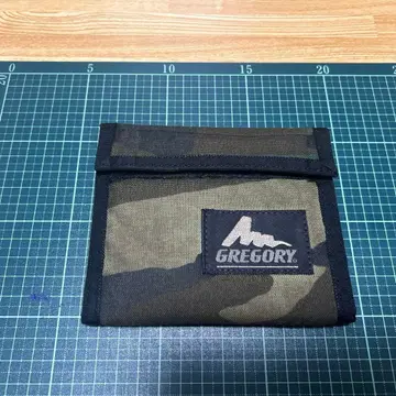GREGORY 카모플라쥬 접이식 지갑 구형 택