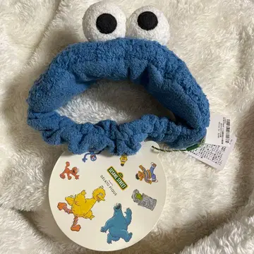 SESAME STREET 쿠키 몬스터 헤어밴드 젤라피케 새상품
