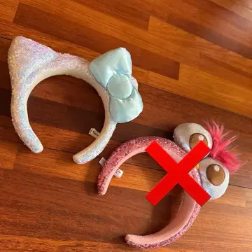 USJ 머리띠 모피와 키티