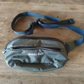 mont-bell 웨스트 파우치 올리브 그린 바디백