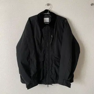 프릭스 스토어 옷깃 코듀로이 절개 간이 침대 나일론 블루종