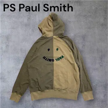 폴스미스 Happy 바이컬러 빈티지 후드티 빅 사이즈