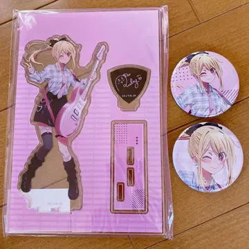 최애의 아이 호시노 루비 아크릴 스탠드 캔뱃지 락밴드