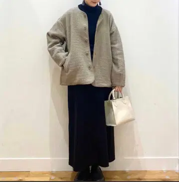 퀼트 노카라 자켓 어반 리서치 도어스 그레이지