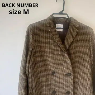 BACK NUMBER/미사용 체스터 코트/M
