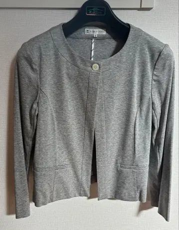 KUMIKYOKU 쿠미쿄쿠 노카라 자켓 사이즈 3 그레이