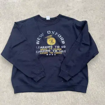 NEW OXFORD 블랙 맨투맨 XL