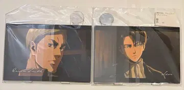 진격의 거인 리바이 엘빈 아크릴 카드 스탠드