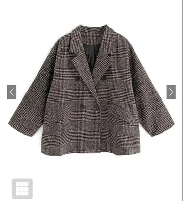 미사용 새상품! GRL 글렌체크 트위드 자켓 [at2131] 브라운